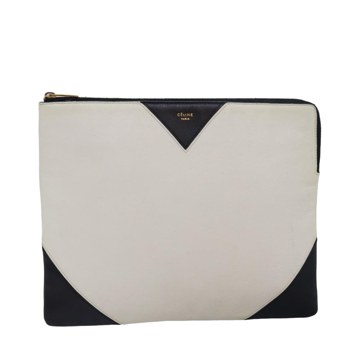 Luxury Clutch Bag Whe Leather Black