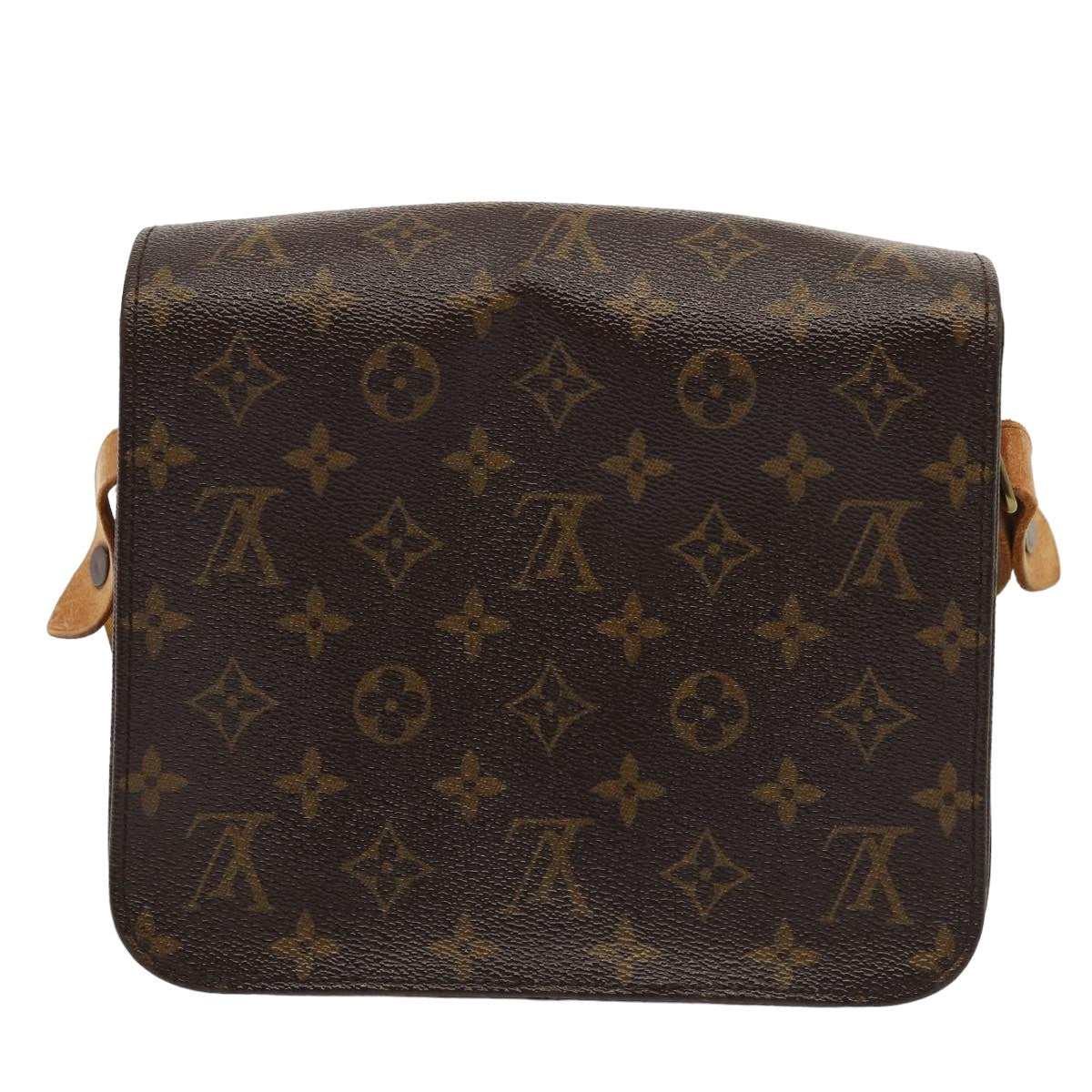 LOUIS VUITTON Monogram Cartouchiere MM Shoulder Bag M51253 LV Auth yk13465