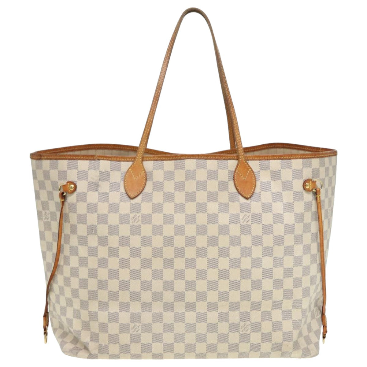 LOUIS VUITTON Damier Azur Neverfull GM Tote Bag N41360 LV Auth yk13830