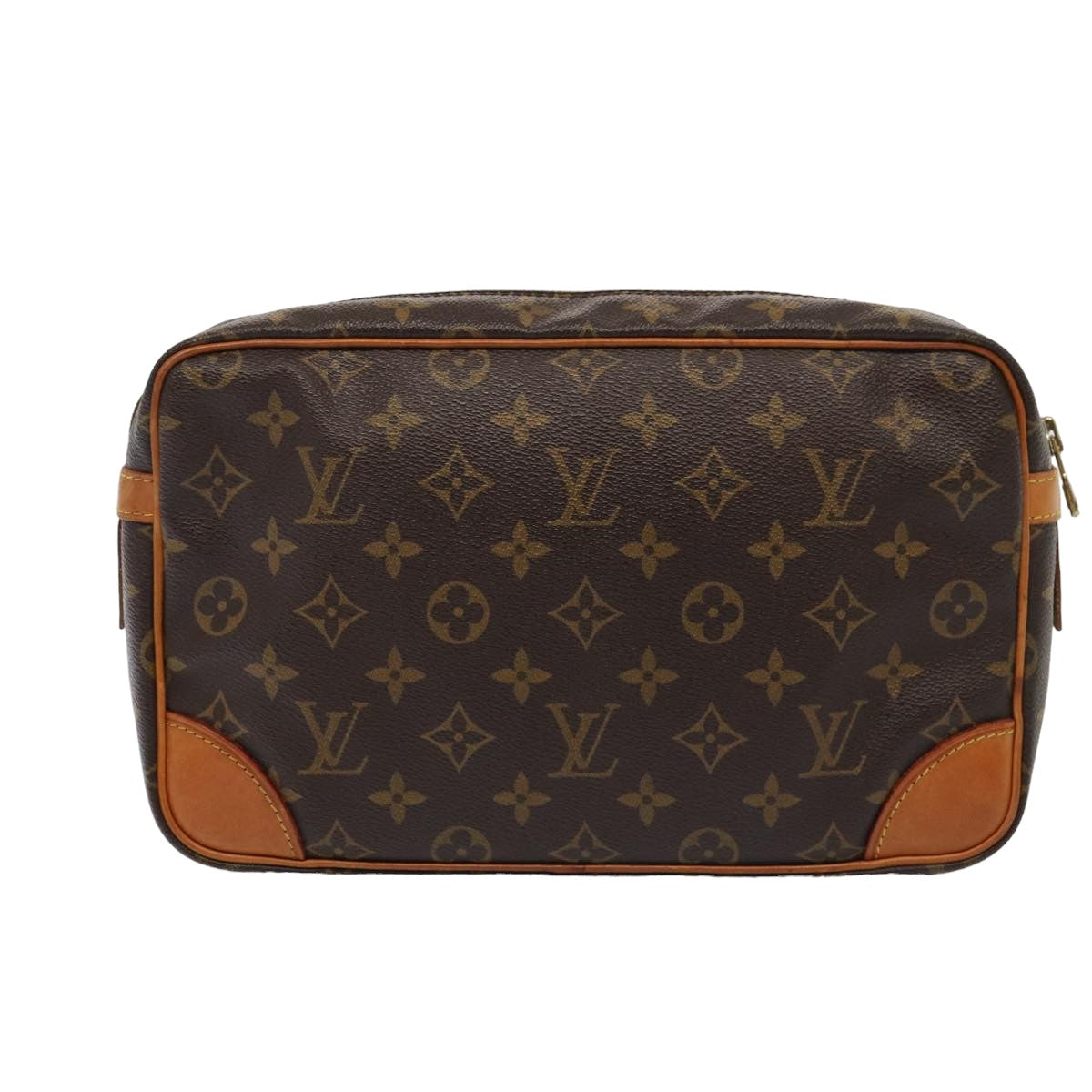LOUIS VUITTON Monogram Compiegne 28 Clutch Bag M51845 LV Auth yk13843