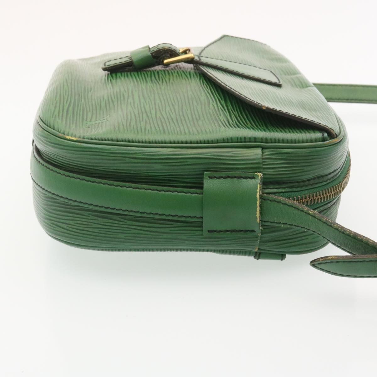 LOUIS VUITTON Epi Jeune Fille MM Shoulder Bag Green M52154 LV yk3606