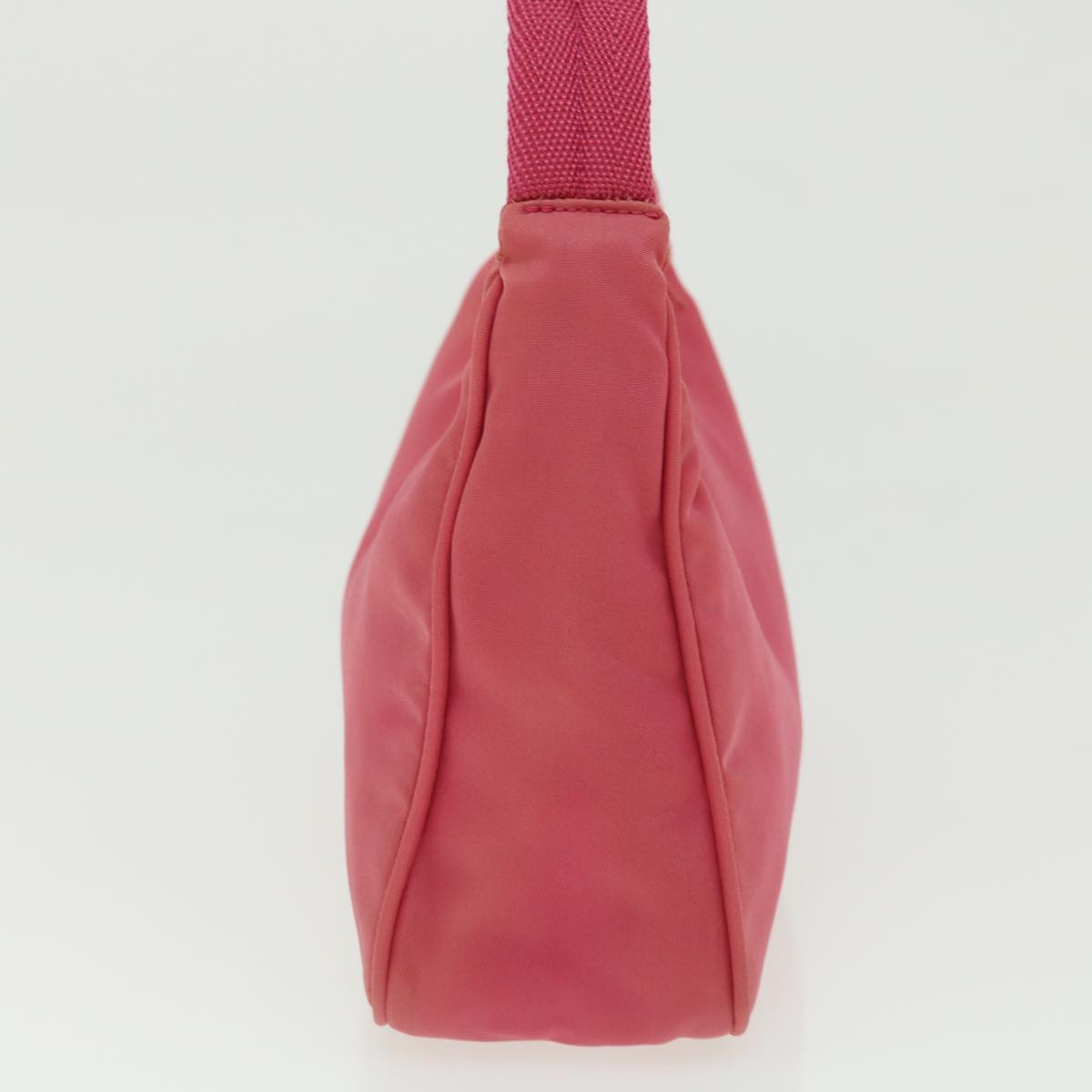 Prada Hand Bag Auth Nylon Pink Travel Bag