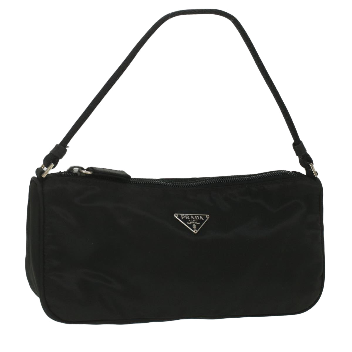 Prada Accessory Pouch Luxury Handbag Nylon Black Clutch Bag Nylon Black Yk5970