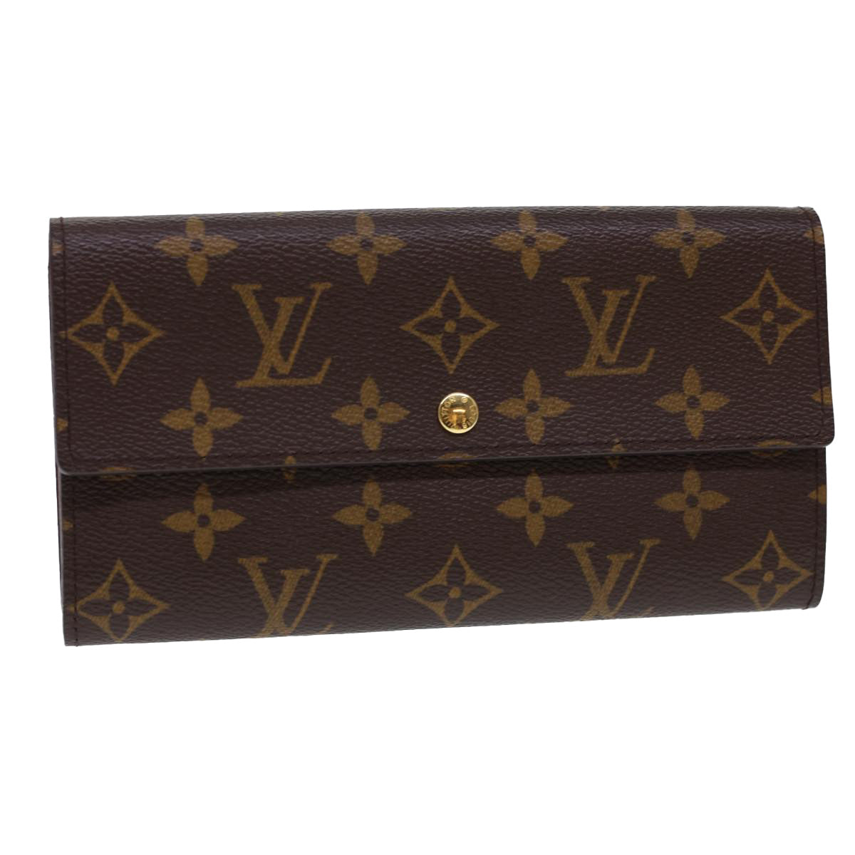 Louis Vuitton Monogram Portefeiulle Sarah Long Wallet LV yk6395