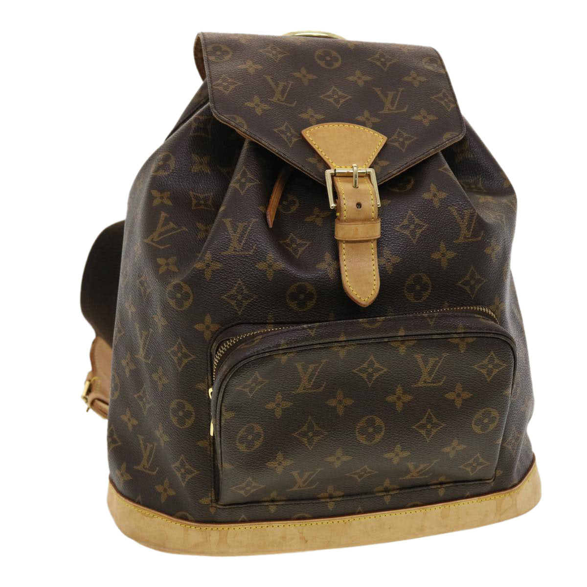 LOUIS VUITTON Monogram Montsouris GM Backpack M51135 LV yk6459