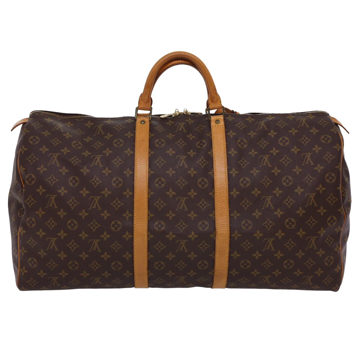 LOUIS VUITTON Monogram Keepall 60 Boston Bag M41422 LV yk6516