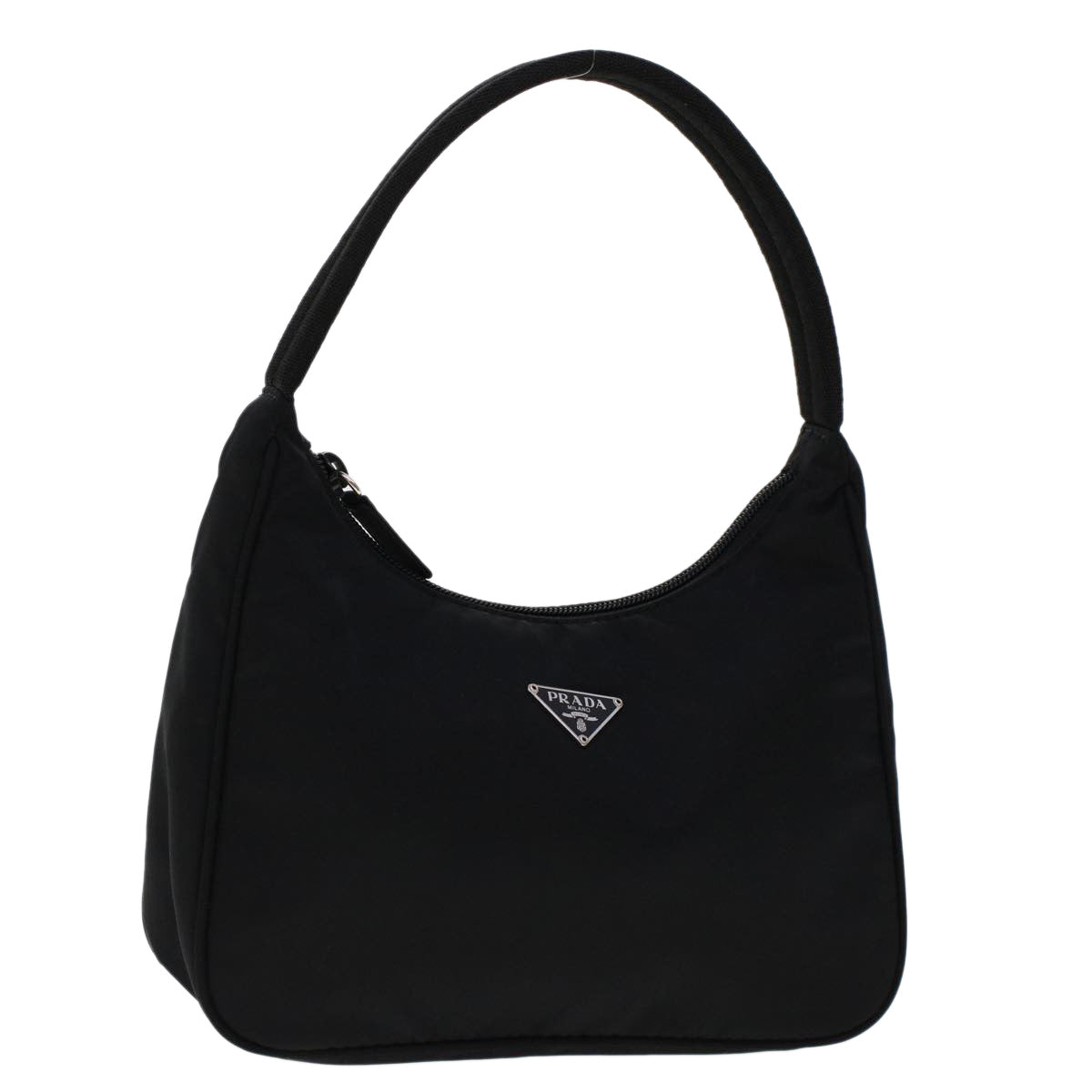 Prada Hand Bag Nylon Black Travel Bag Nylon Black Yk7498