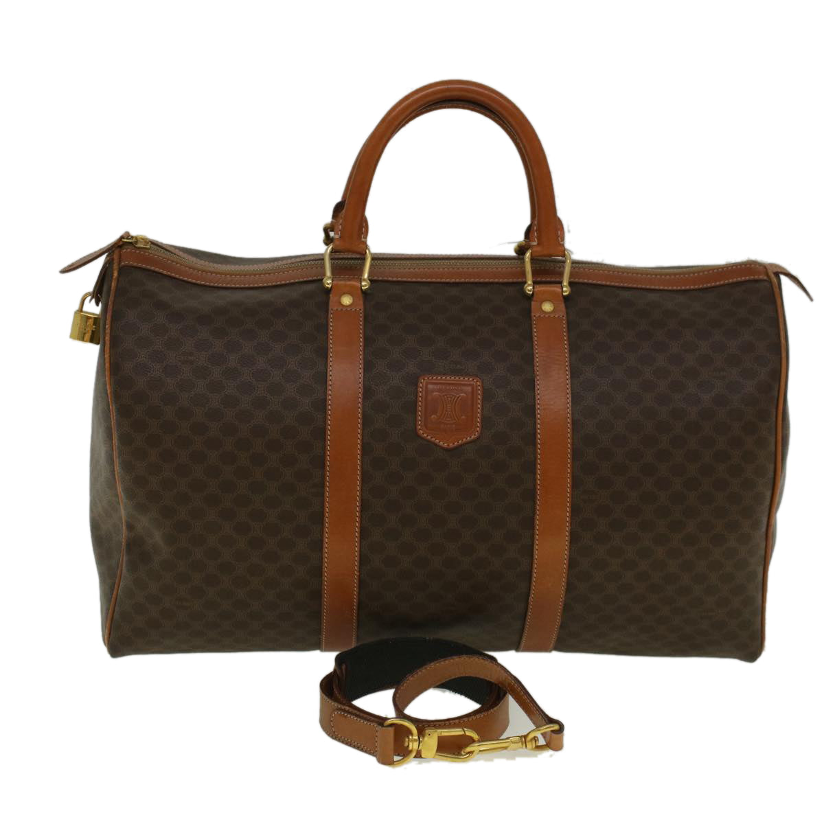 Luxury Macadam Boston Bag Pvc Way Leather Canvas Travel Bag