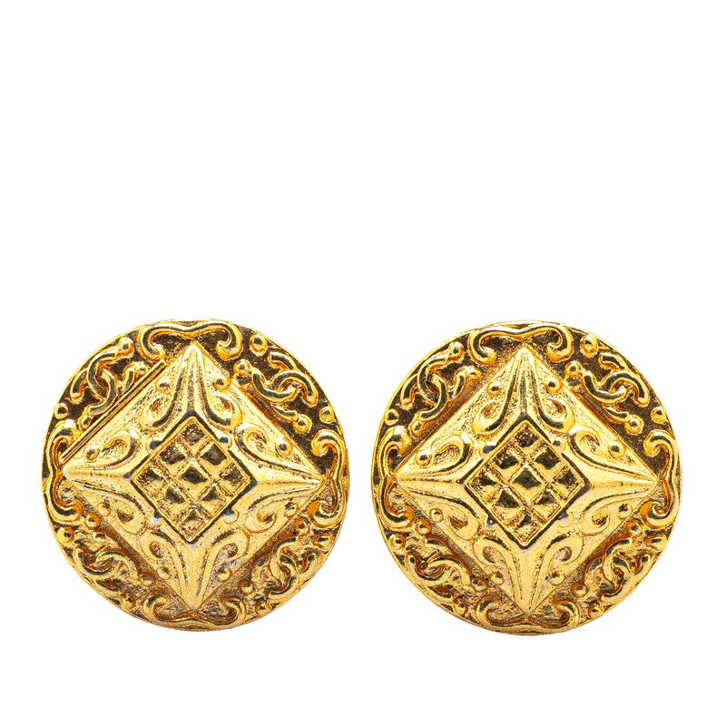 Chanel Gold Plated Earrings Bag
