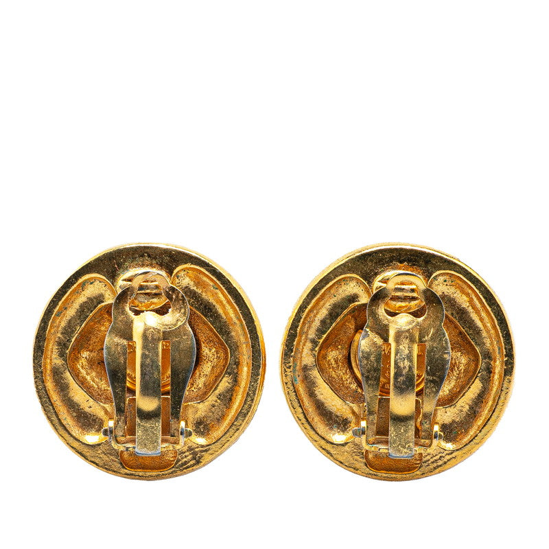 Chanel Gold Plated Earrings Bag