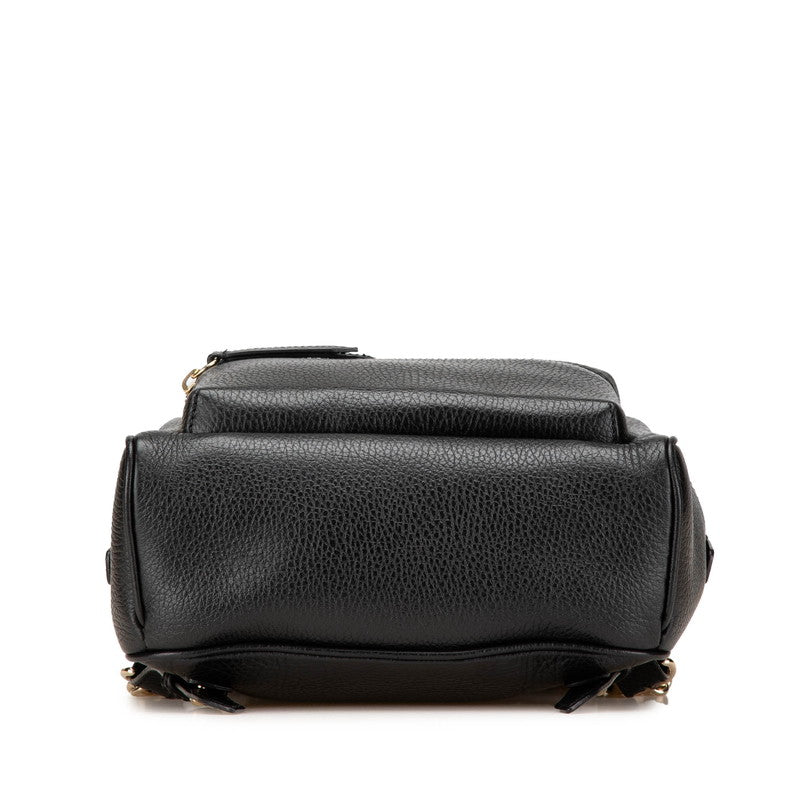 Gucci Soho Interlocking Backpack Leather Backpack 1
