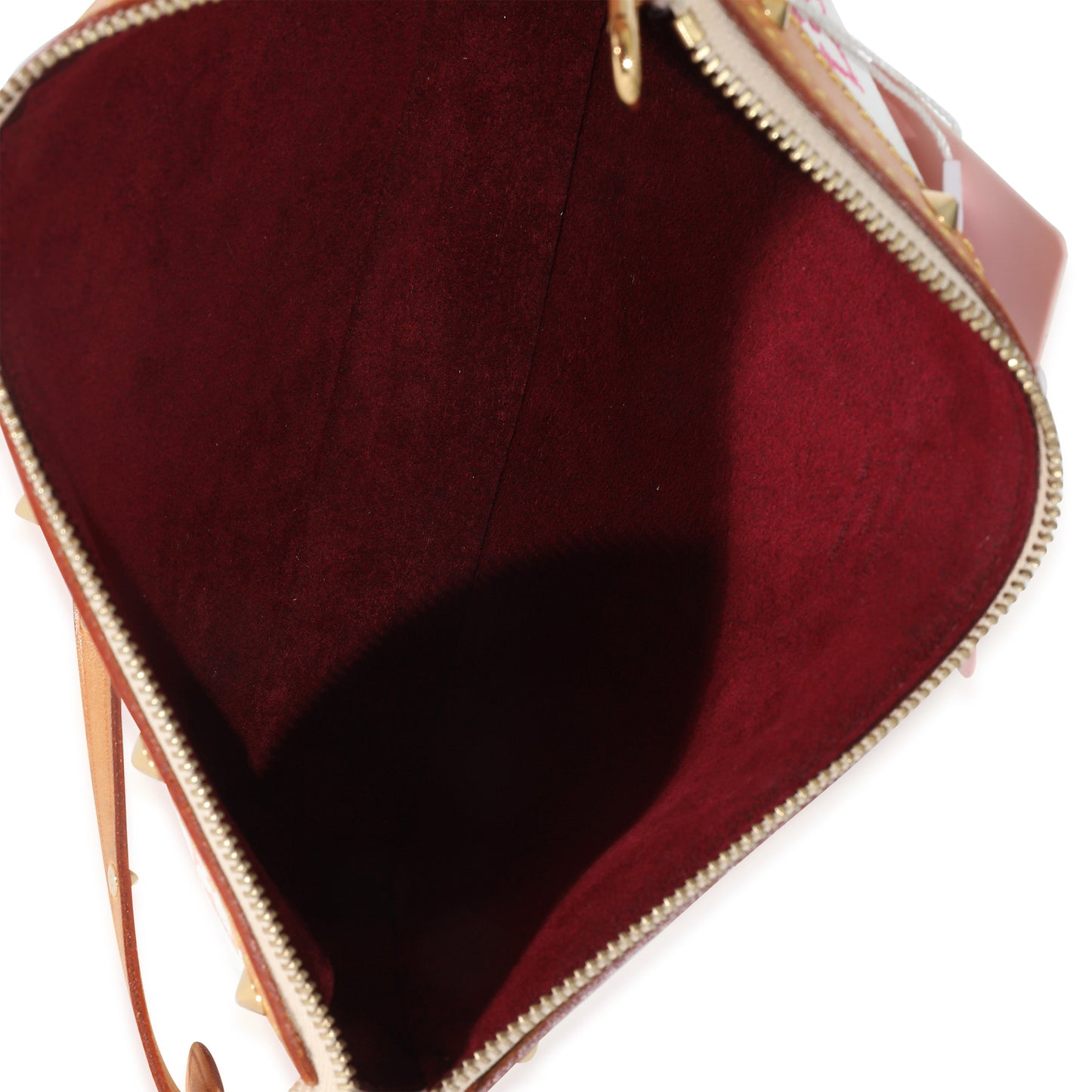 Louis Vuitton Pochette Accessories Canvas White Multicolor Clutch Bag