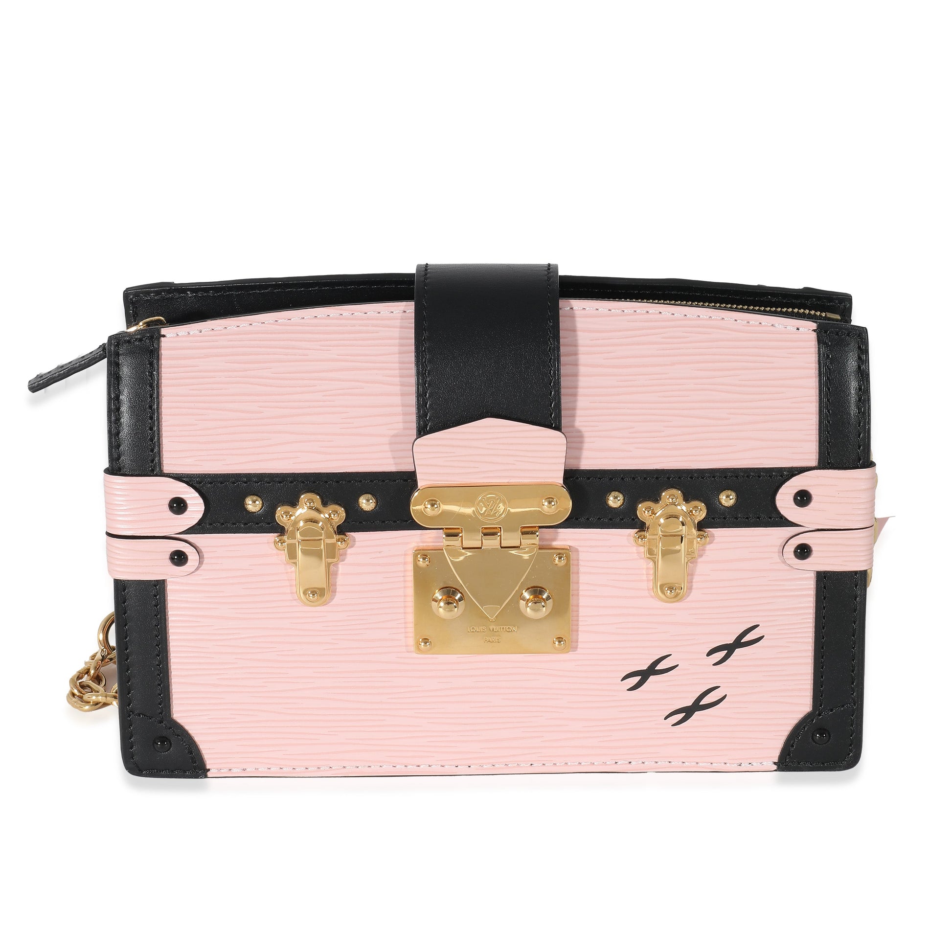 Louis Vuitton Rose Ballerine Epi Trunk Leather Shoulder Bag
