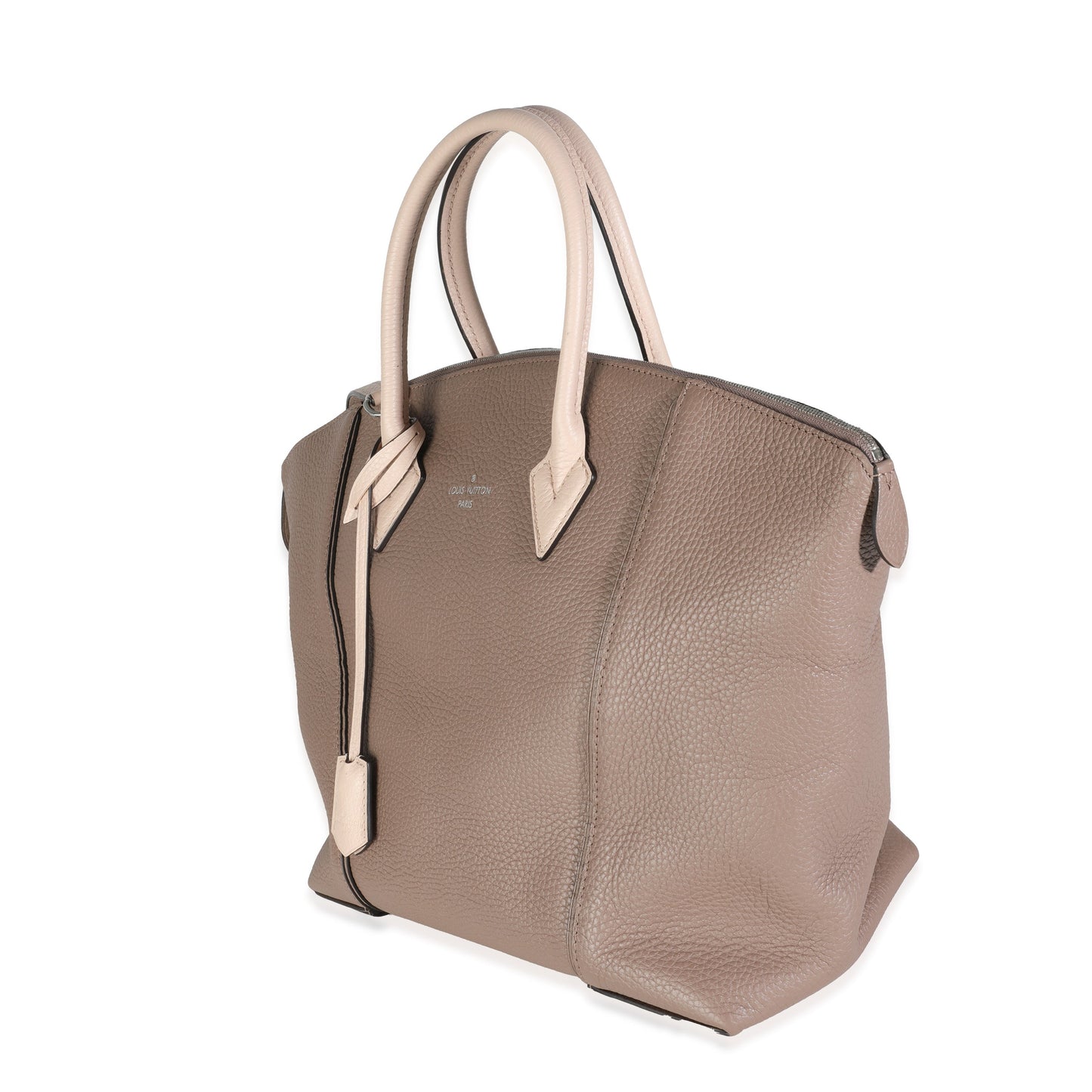 Louis Vuitton Taupe Petale Taurillon Soft Lockit Handbag