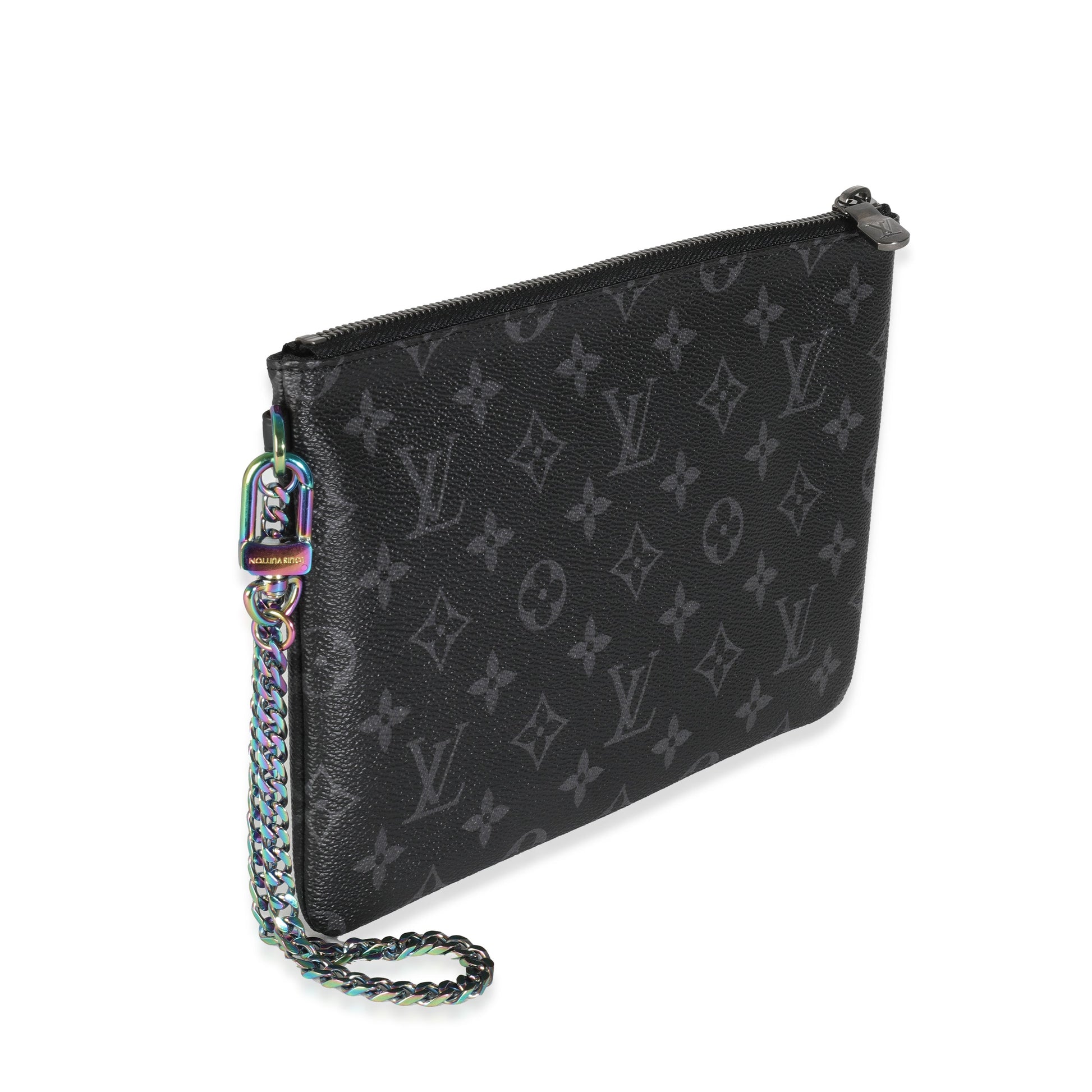 Louis Vuitton Eclipse Fragment Design Ipad Pouch Monogram Canvas Handbag