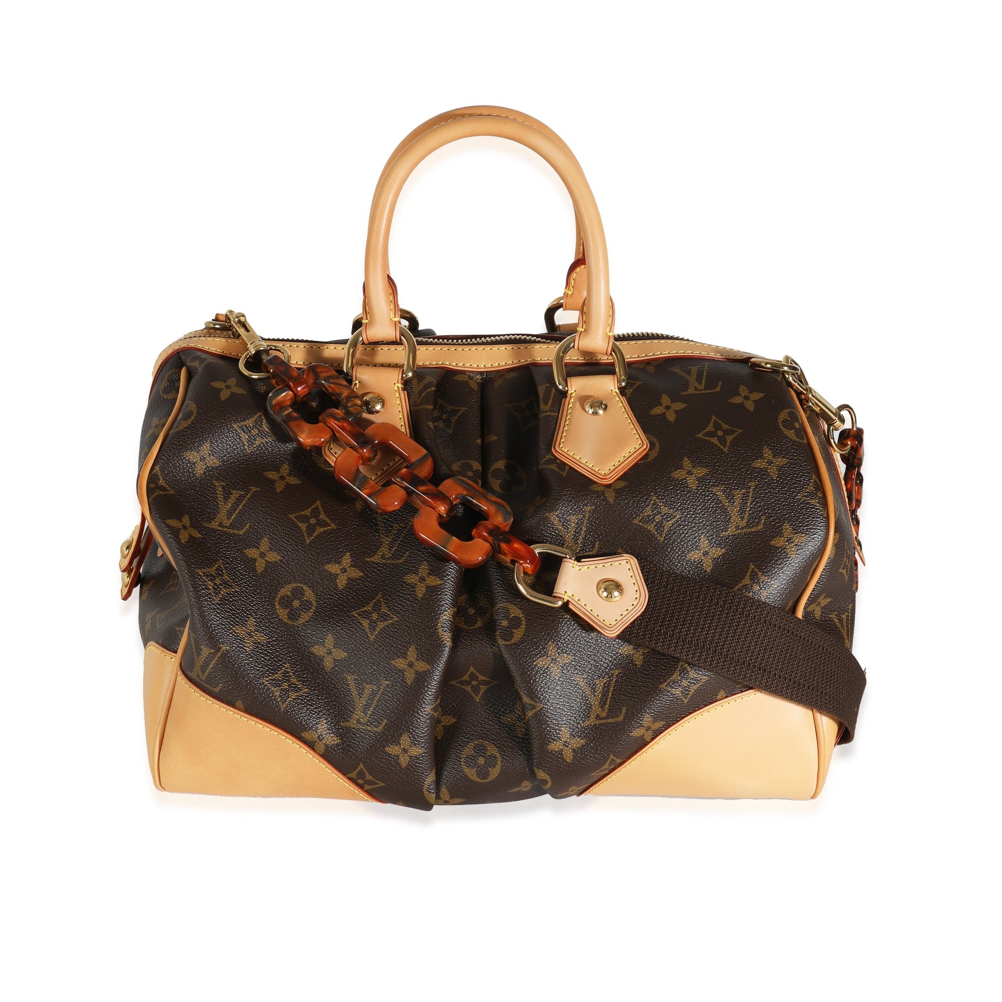 Louis Vuitton Stephen Spro Boston Monogram Canvas Handbag