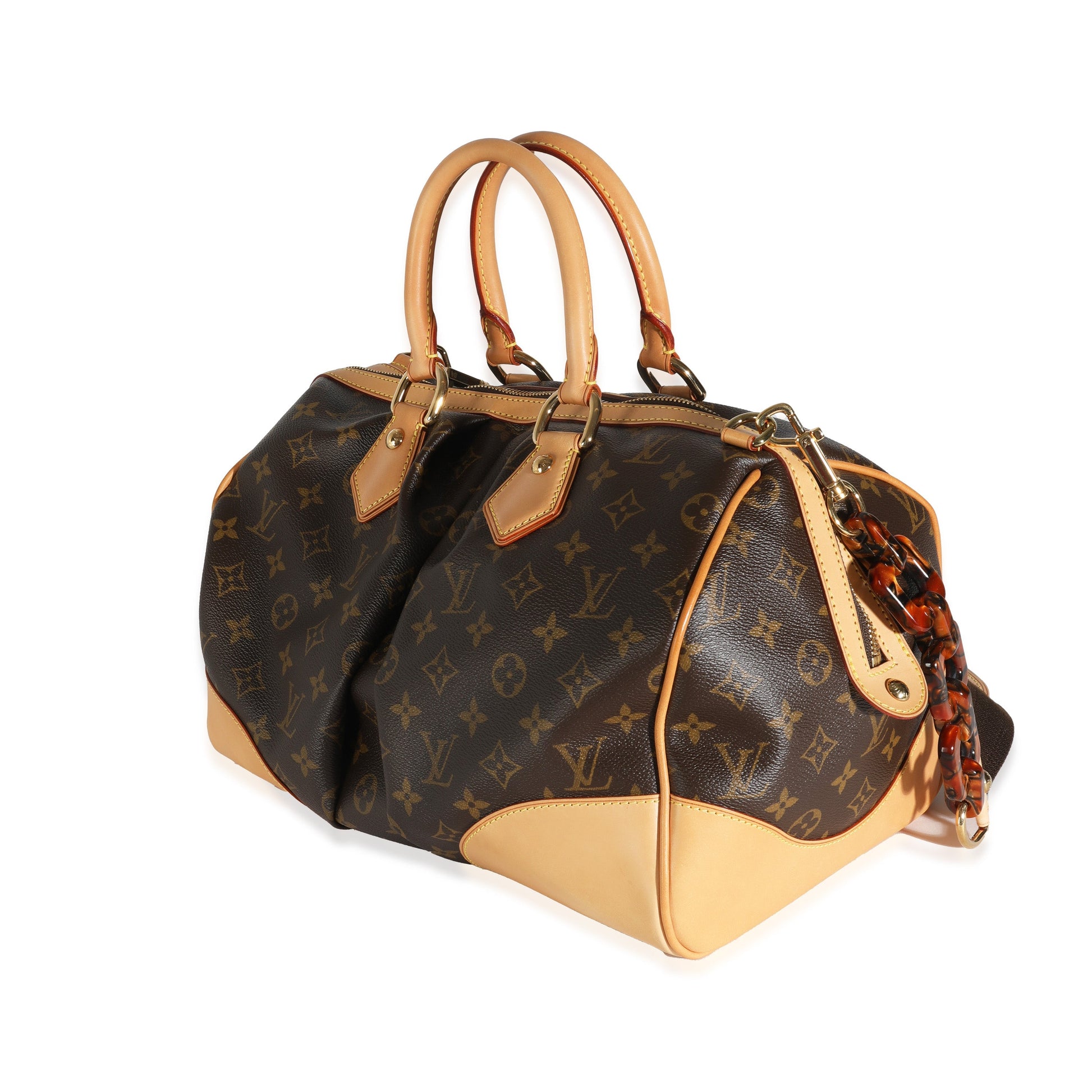 Louis Vuitton Stephen Spro Boston Monogram Canvas Handbag