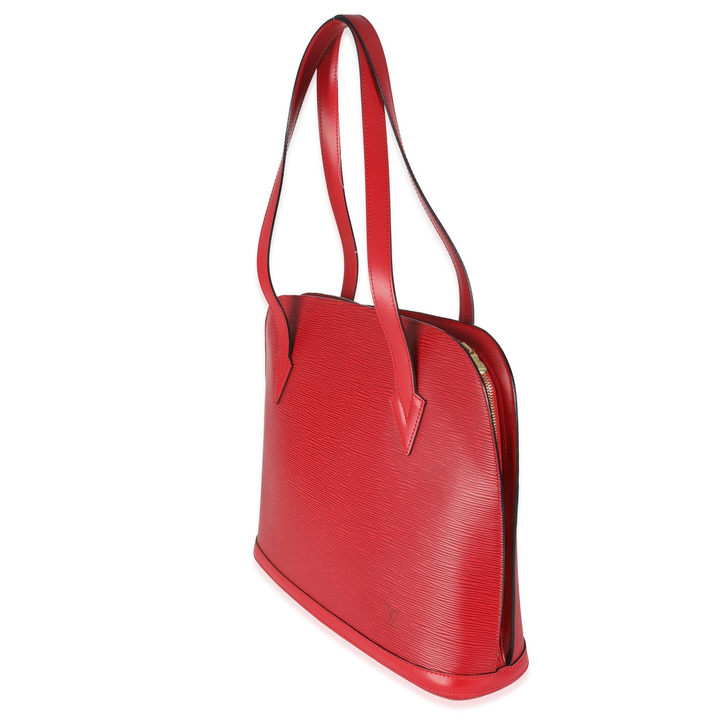 Louis Vuitton Castillan Epi Lussac Red Handbag