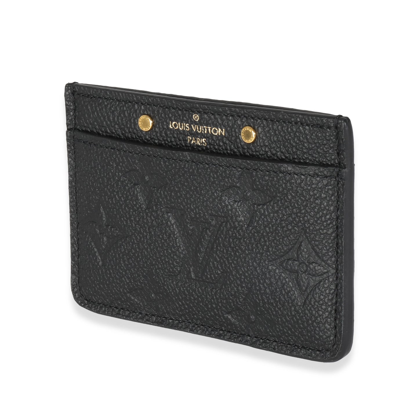 Louis Vuitton Empreinte Credit Holder Monogram Black Wallet Case