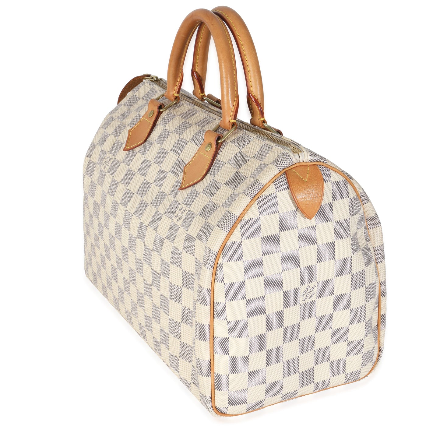 Louis Vuitton Damier Azur Speedy 30 Canvas Handbag