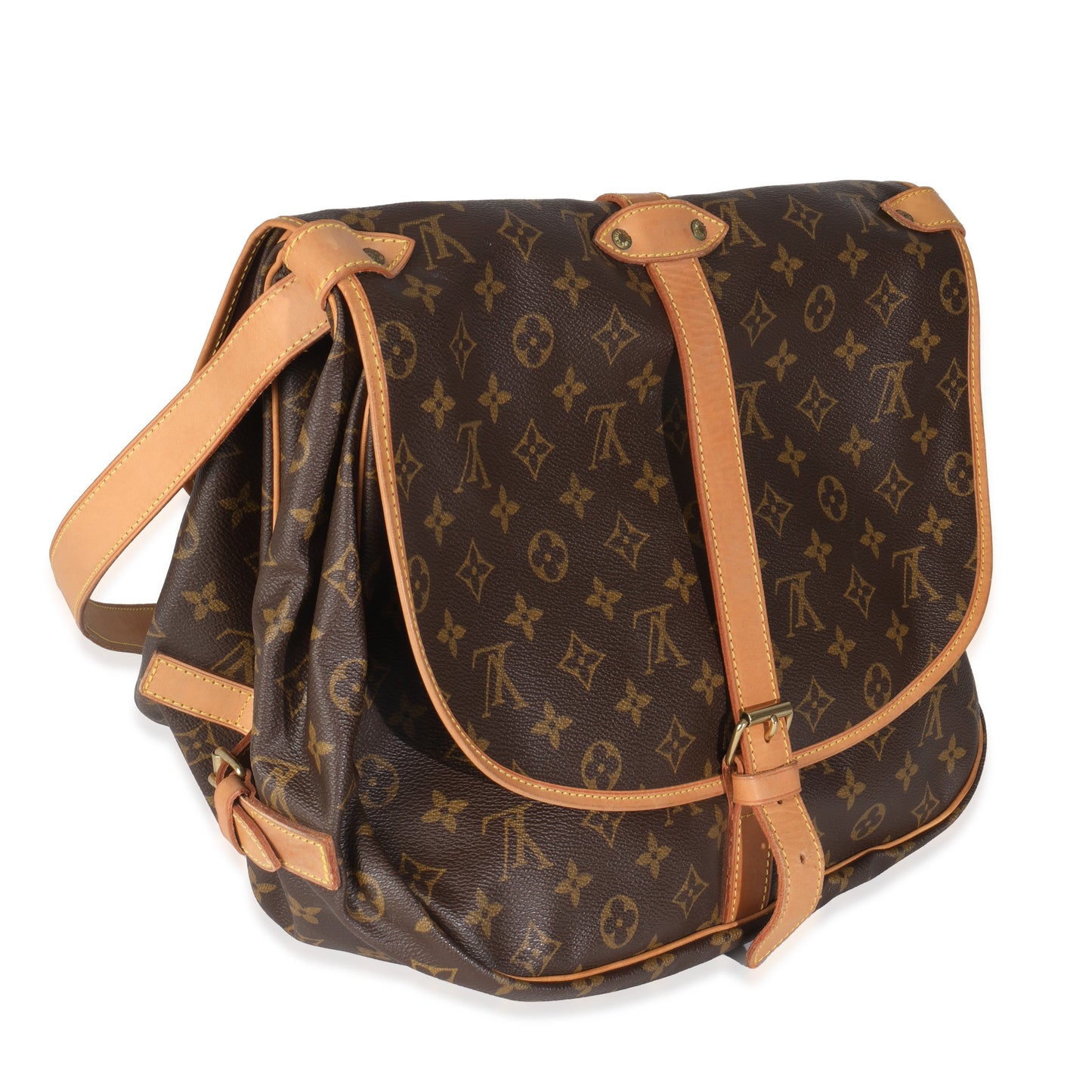 Louis Vuitton Saumur 35 Monogram Canvas Handbag