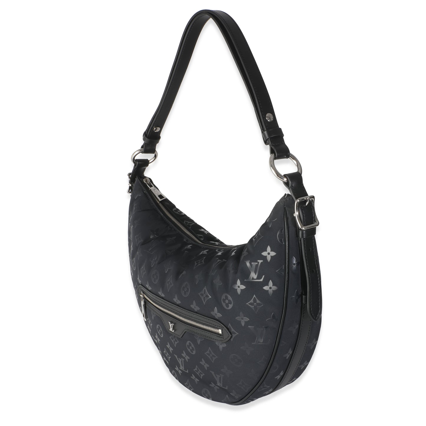Louis Vuitton Polar Night Loop Pocket Monogram Nylon Shoulder Bag