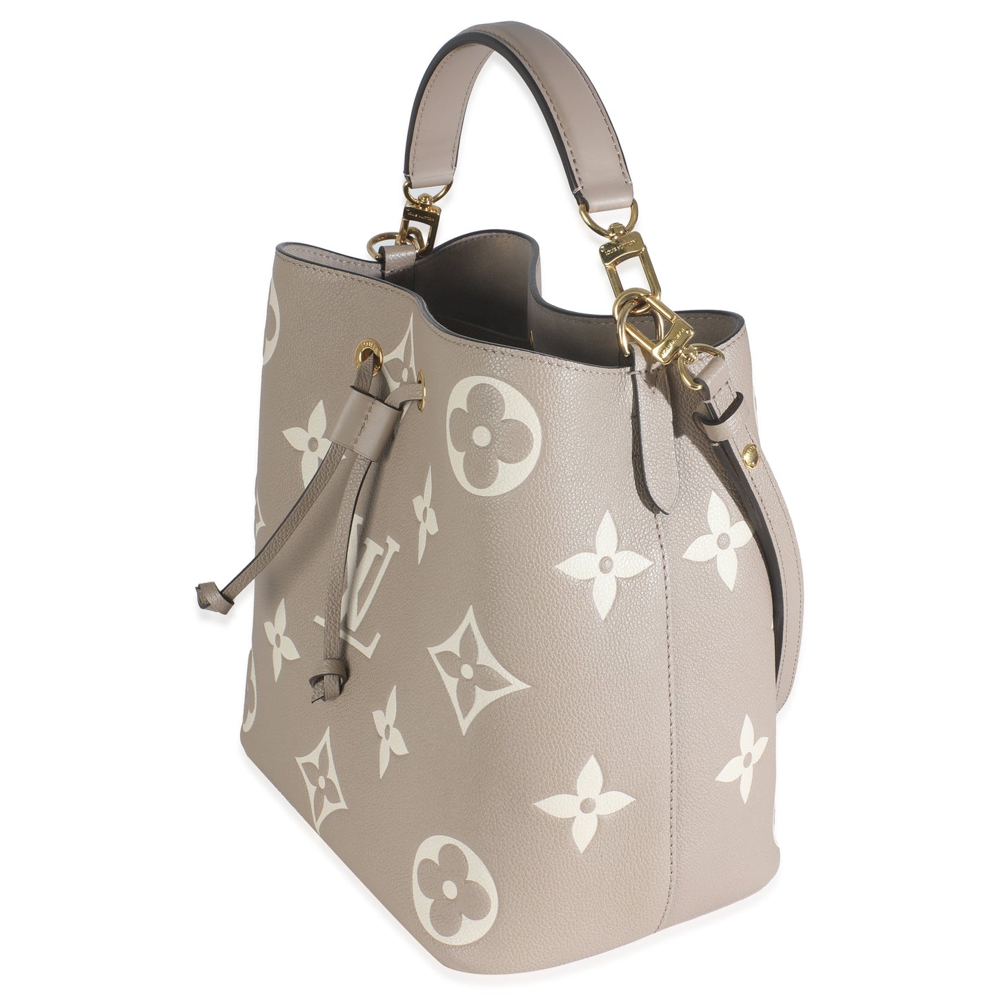 Louis Vuitton Tourterelle Creme Empreinte Giant Neonoe Monogram Handbag