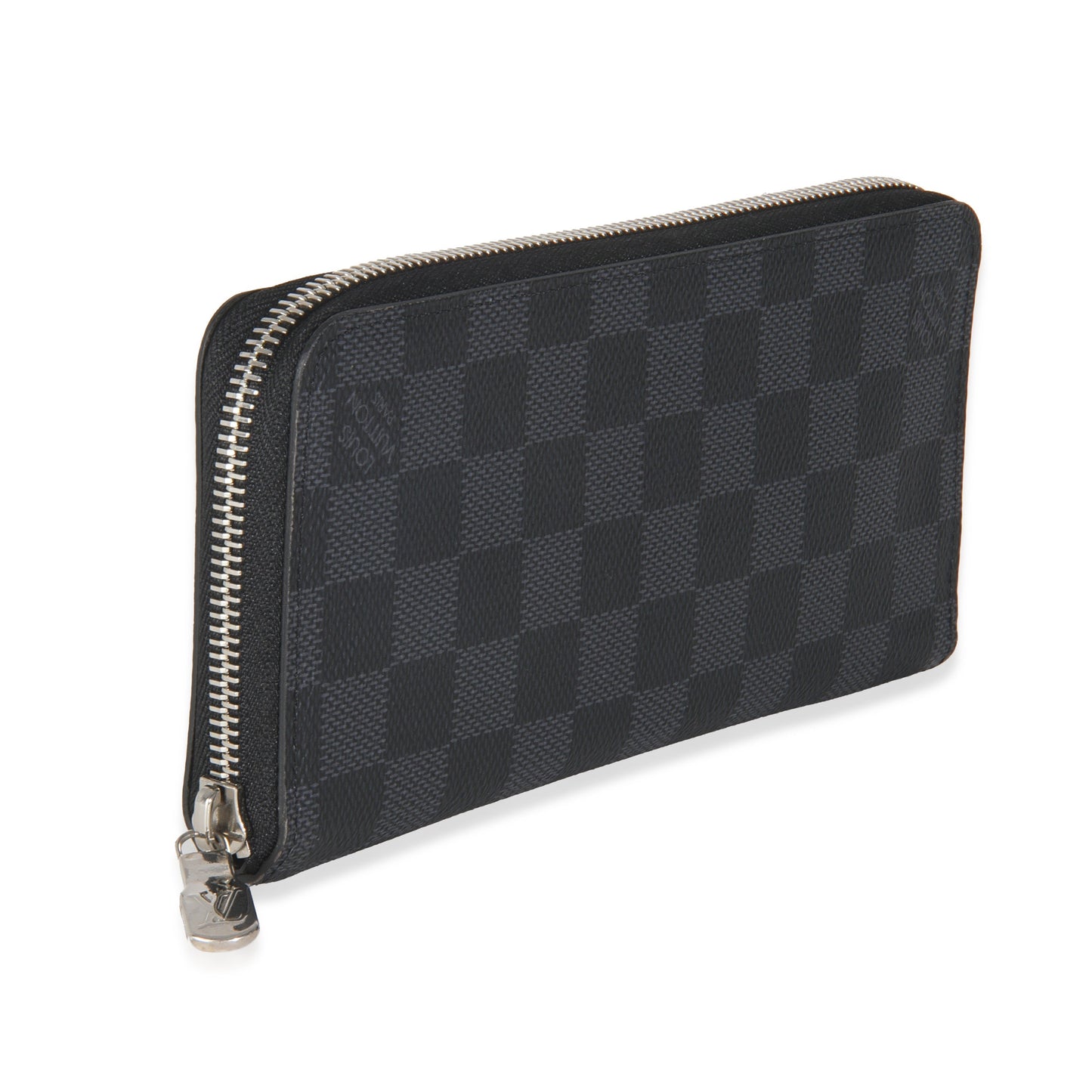 Louis Vuitton Damier Graphite Zippy Vertical Canvas Wallet Case