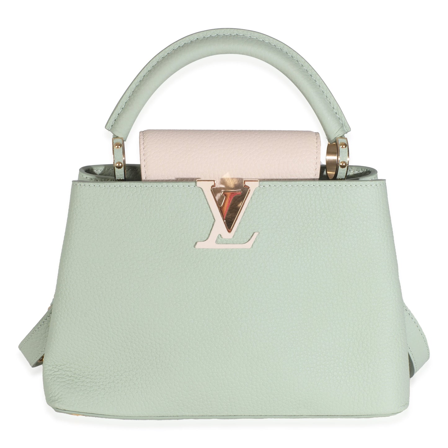 Louis Vuitton Jade Taurillon Flower Capucines BB Hat