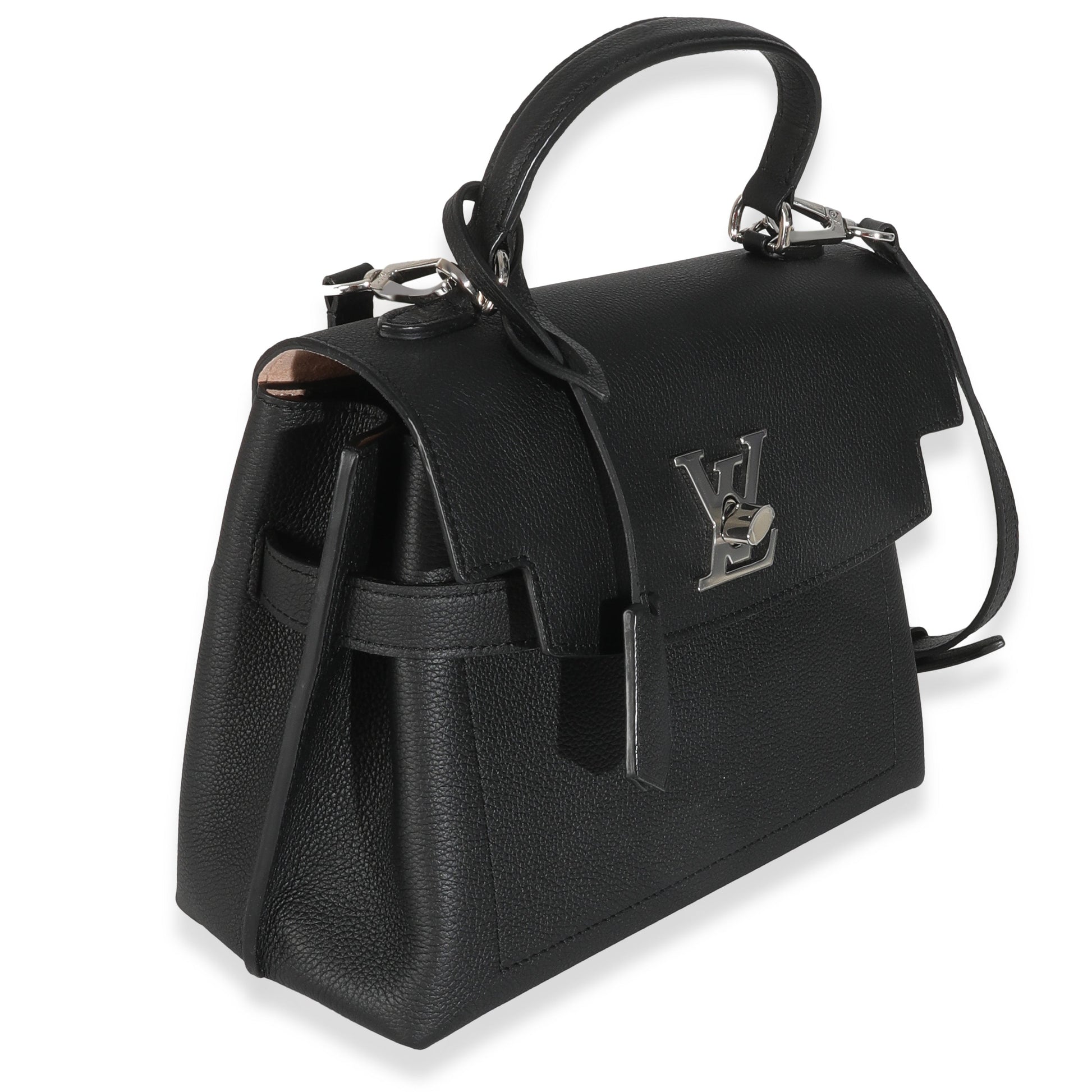 Louis Vuitton Lockme Ever BB Calfskin Black Handbag