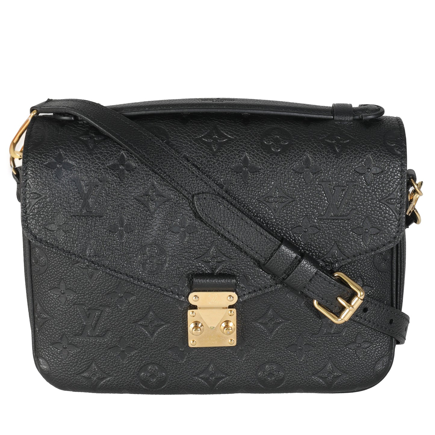 Louis Vuitton Empreinte Pochette Metis Monogram Black Clutch Bag 4