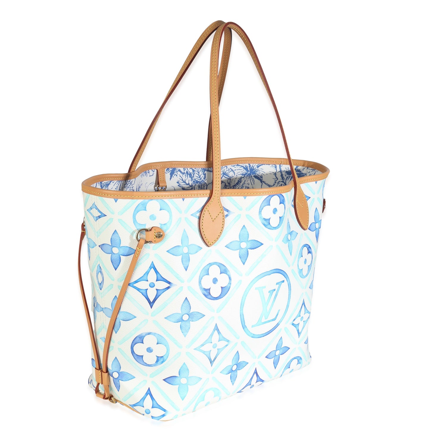 Louis Vuitton Lagoon Tiles By Pool 2.0 Monogram Canvas Blue Neverfull Tote Bag