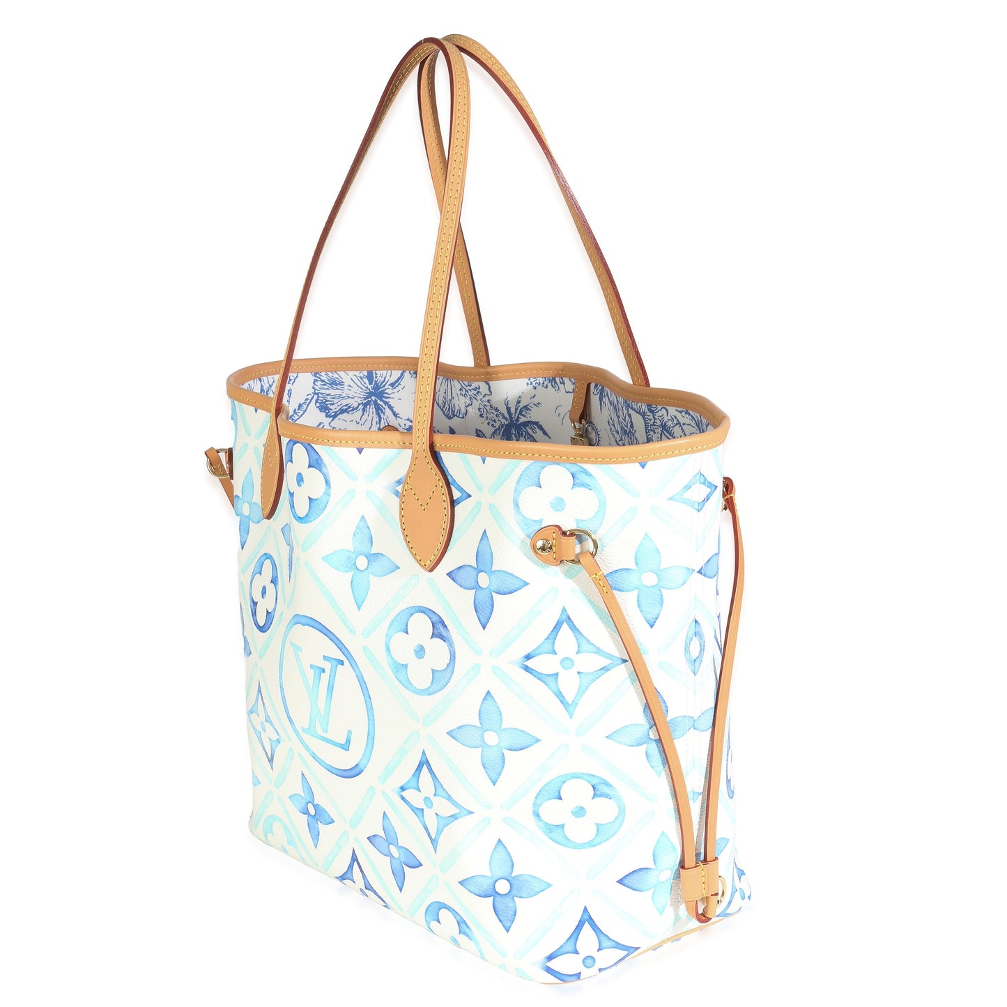 Louis Vuitton Lagoon Tiles By Pool 2.0 Monogram Canvas Blue Neverfull Tote Bag