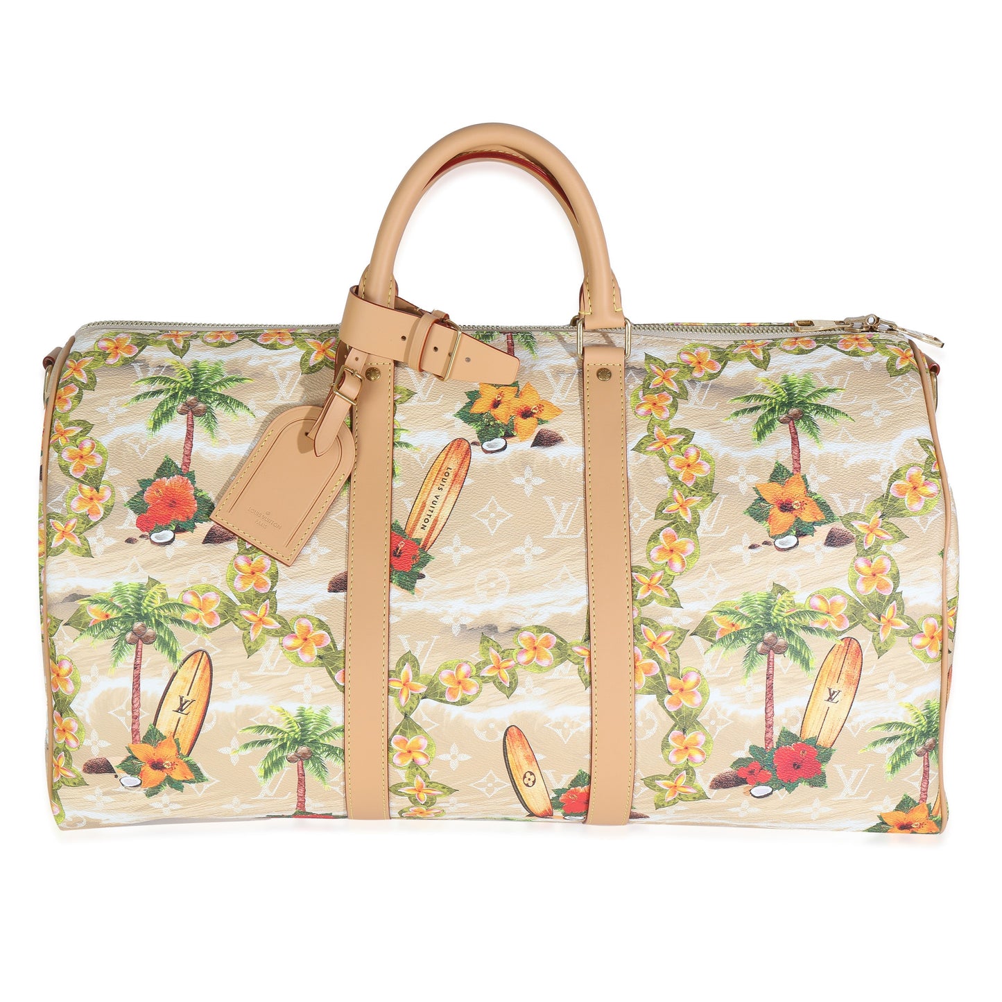 Louis Vuitton Surfin Keepall Bandouliere 50 Sand Monogram Handbag