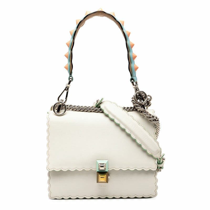 Fendi Kan 2Way Bag Leather Mini Travel Bag