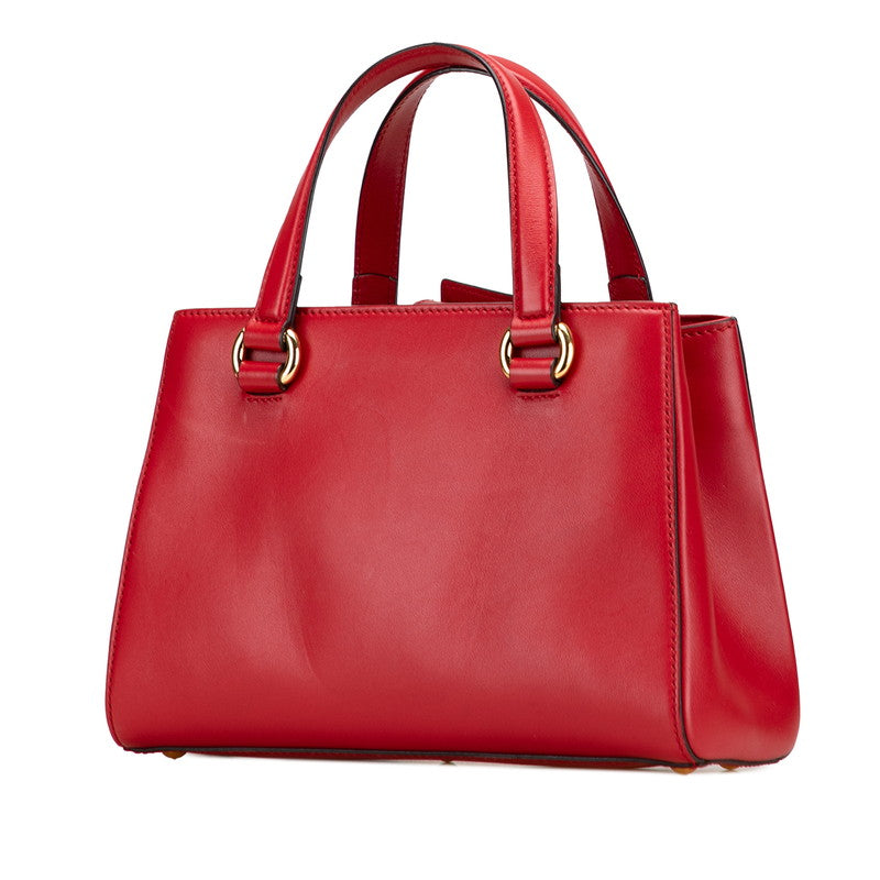 Gucci Sylvie 2Way Shoulder Bag Leather Shoulder Bag