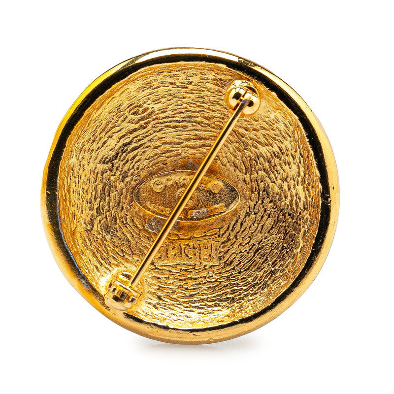 Chanel Gold Plated Coco Mark Brooch