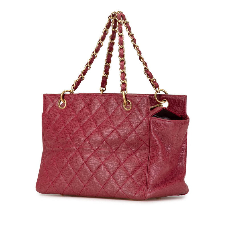 Chanel Coco Mark Matelasse Caviar Skin Shoulder Bag