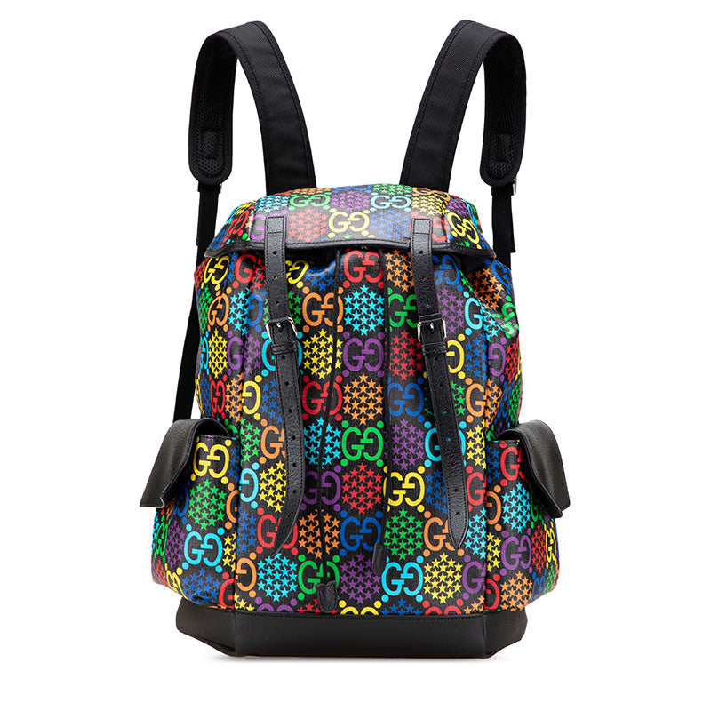 Gucci Psychedelic Pvc Backpack Leather