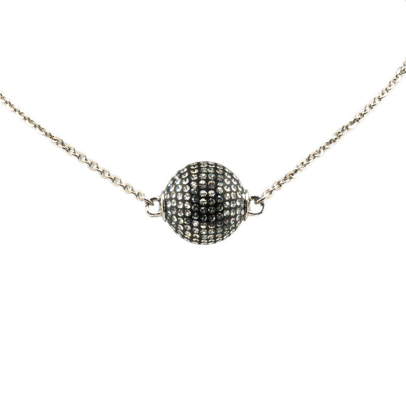 Chanel Metal Coco Mark Ball Necklace D21K Bag