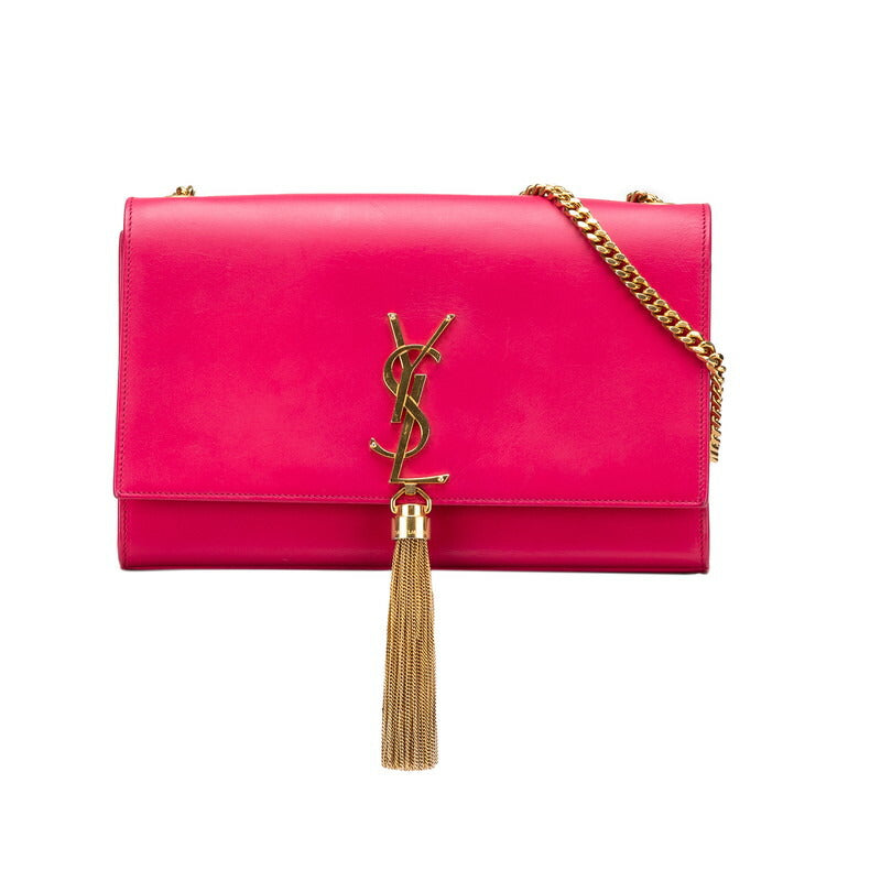 YSL Saint Laurent Kate Shoulder Bag Leather Monogram