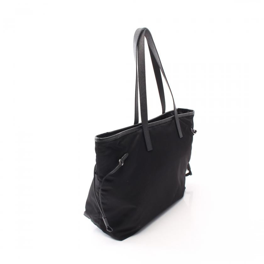 Prada Vela Tote Bag Nylon Black