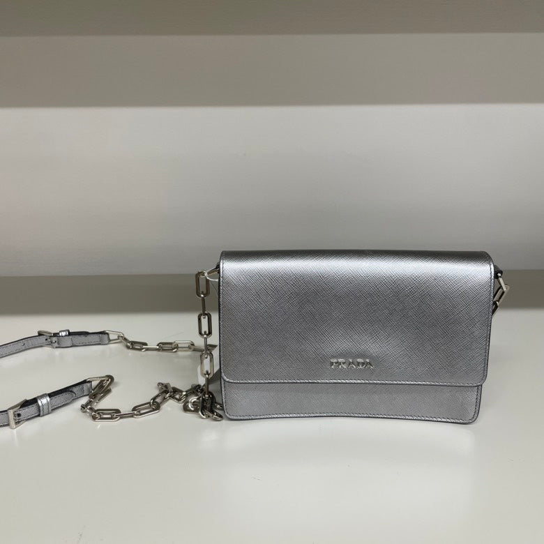 Prada Prada Saffiano Leather Crossbody 650959 Crossbody Bag